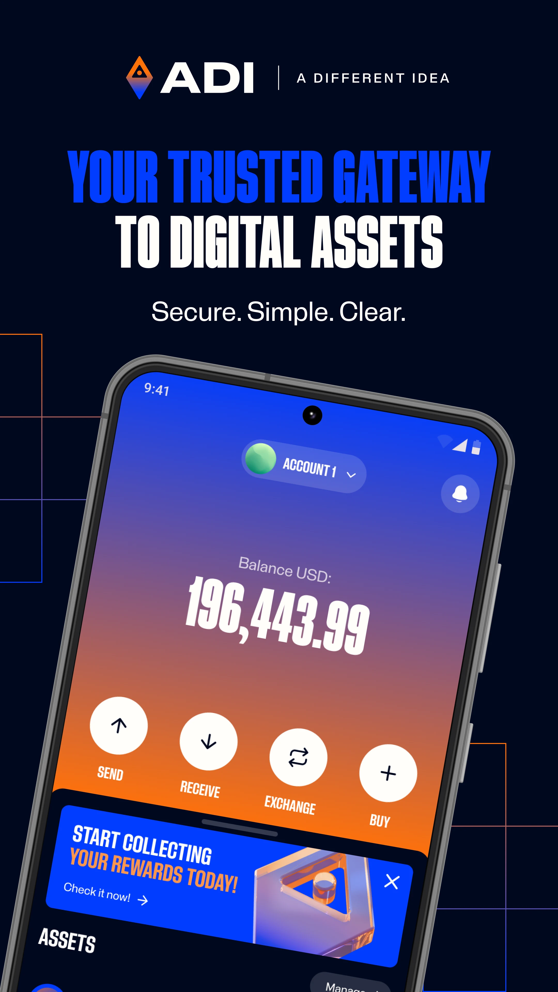 ADI Wallet screenshot